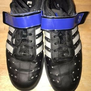 ADIDAS Blue Power Lift Trainer Weightlifting Shoes